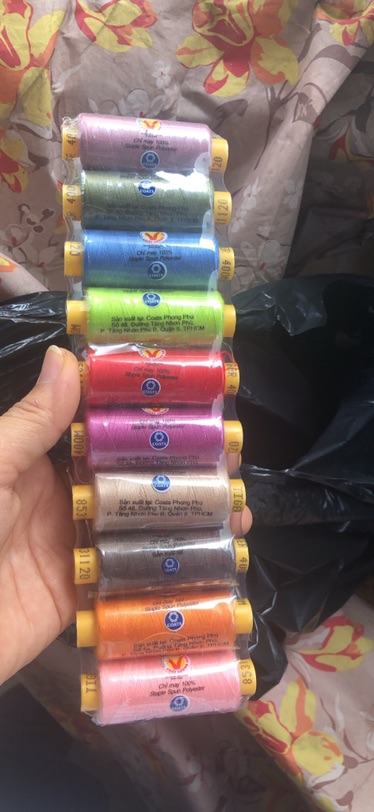 Bộ Chỉ may 10 cuộn