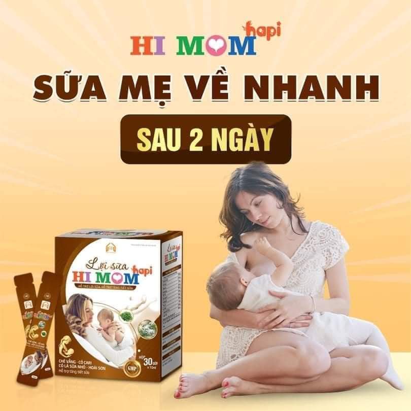 Lợi sữa Hi Mom - Sữa nhiều hơn, thơm hơn, đặc hơn, mát hơn, thông tắc tia sữa