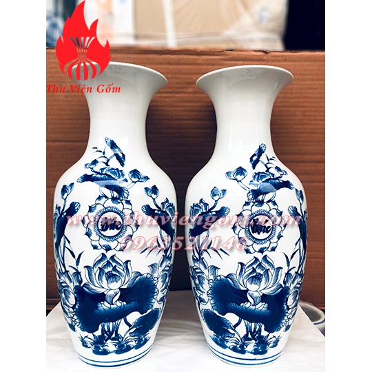 Lọ Lộc bình cảnh SEN chuẩn Bát Tràng