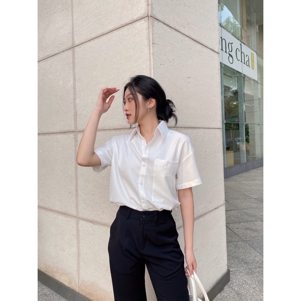 SISTERSISTER - Áo sơ mi ngắn tay Selena