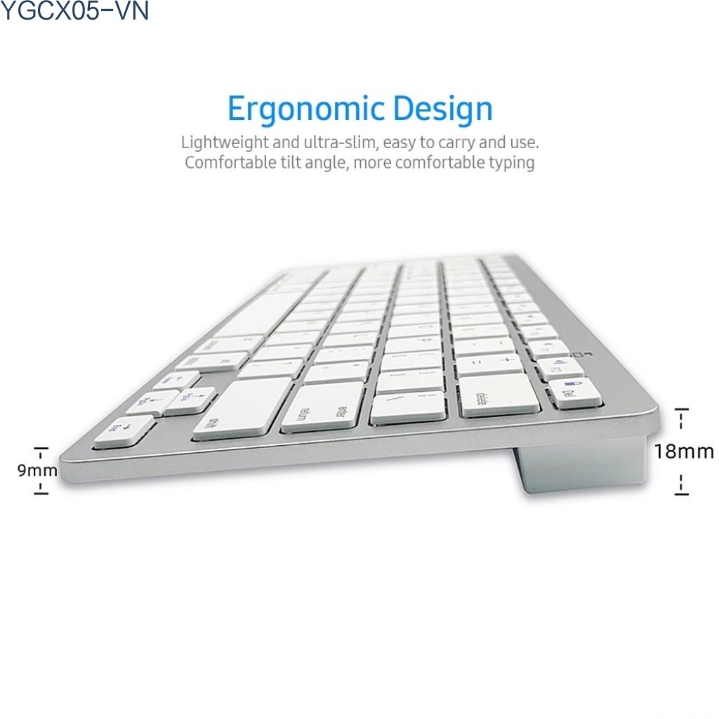 Bàn Phím Không Dây 78 Phím Bt 3.0 Siêu Mỏng Hỗ Trợ Windows / Ios / Android Điện Thoại | BigBuy360 - bigbuy360.vn