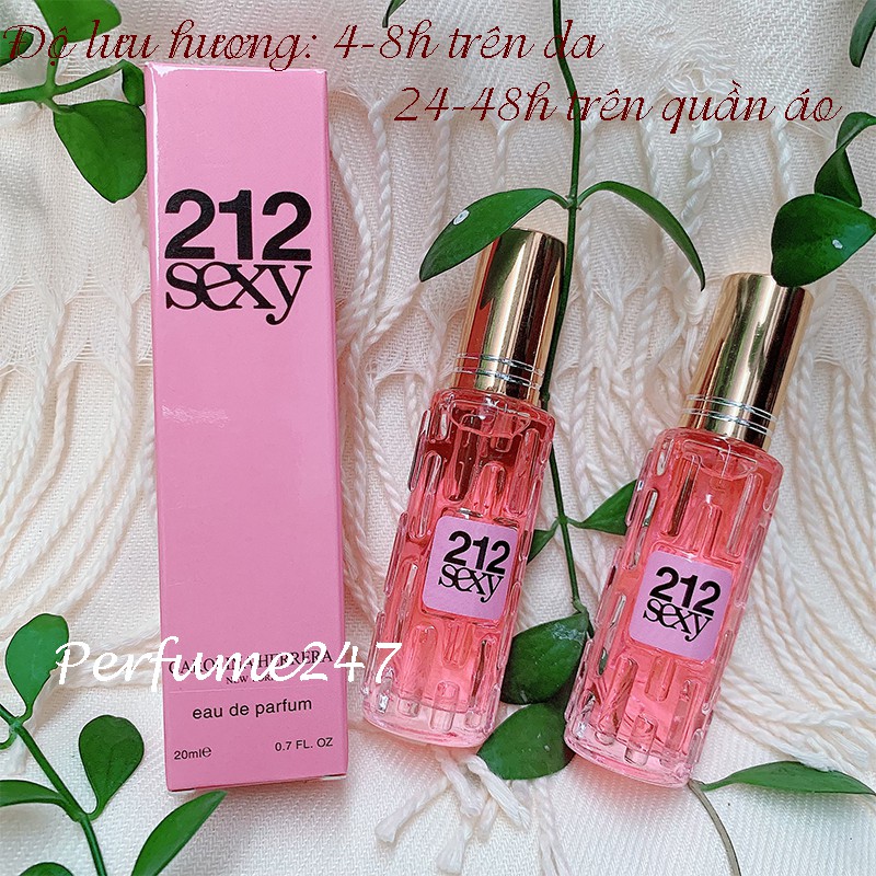 COMBO 2 NƯỚC HOA NỮ MINI 20ML CAO CẤP QUYẾN RŨ -MÙI 212 SEXY WOMEN