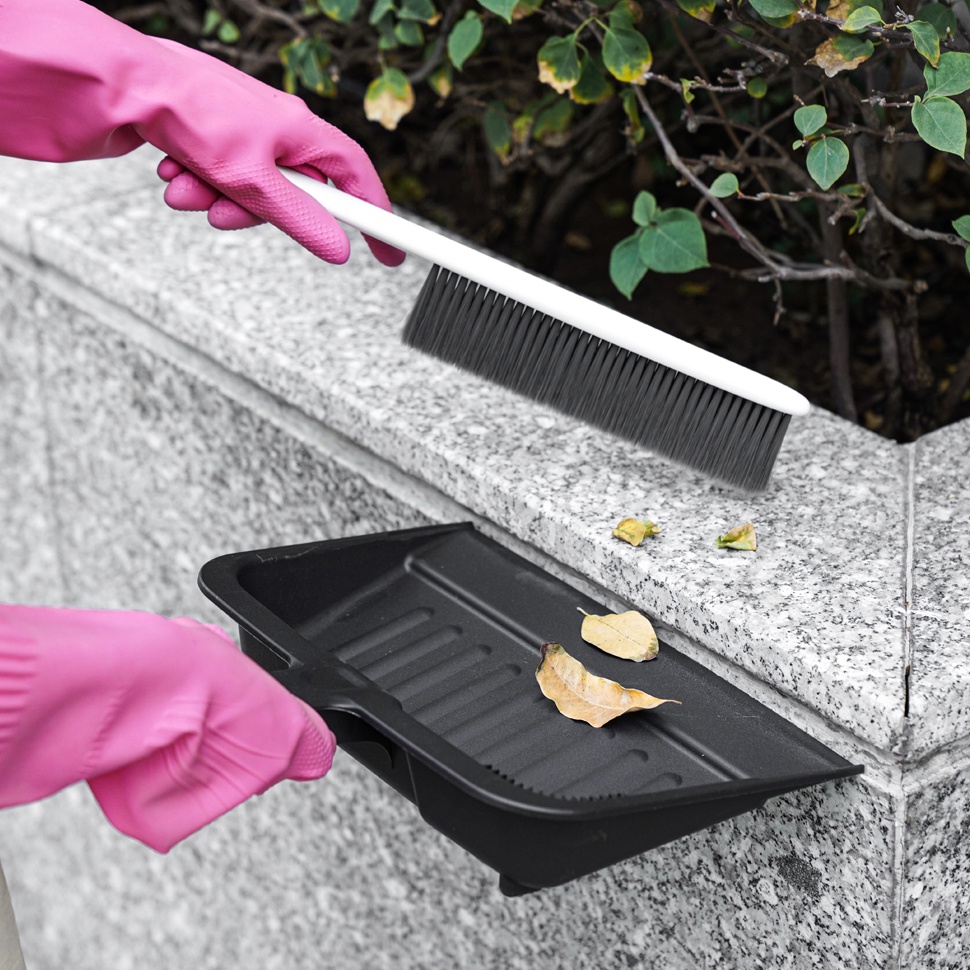 Bộ ki và chổi hốt rác nhựa dùng trên xe oto và phòng ngủ - Cobi Home