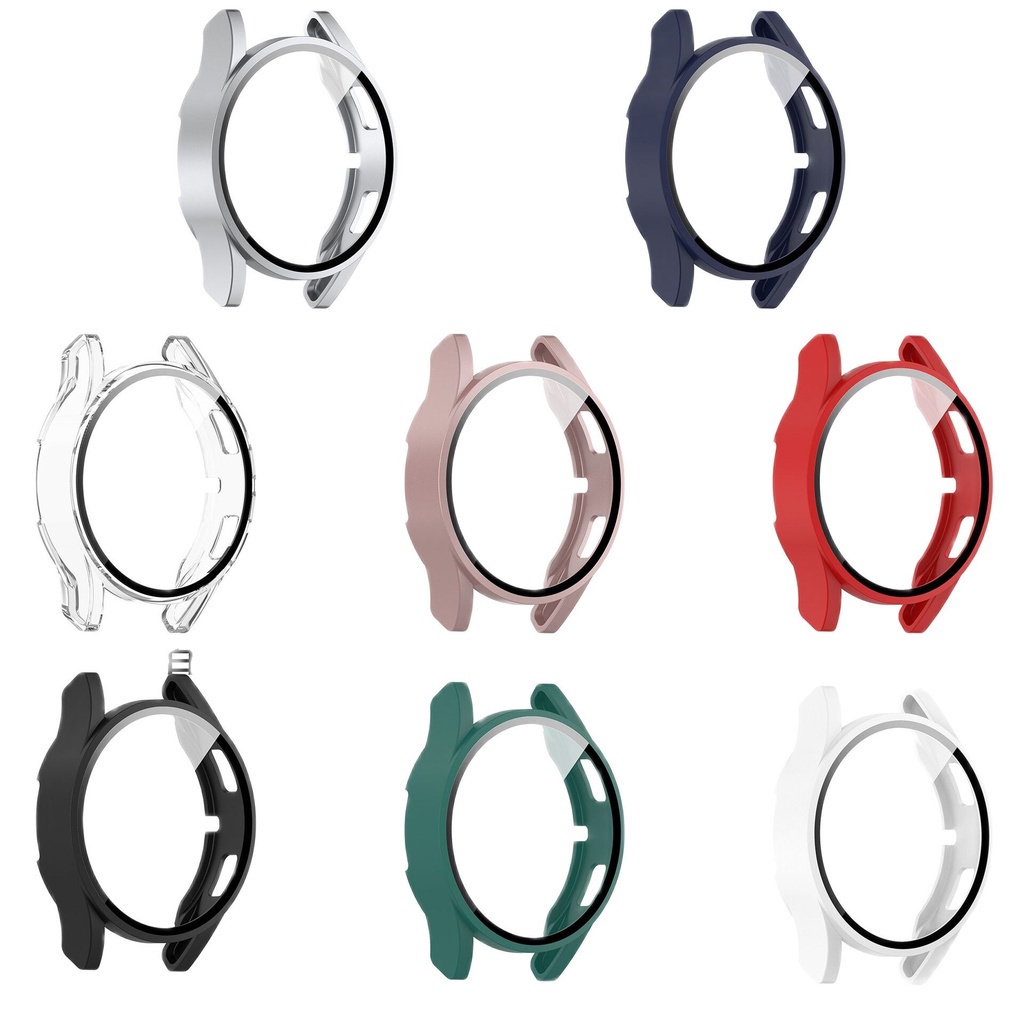 Vỏ bảo vệ mặt đồng hồ Samsung Galaxy Watch 4 44mm 40mm tùy chọn màu sắc kèm kính cường lực