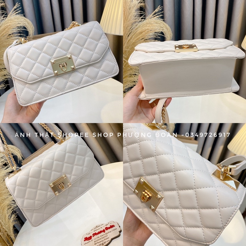 Túi C.K khoá Vuông Ô trám mẫu mới 2022 size 23cm