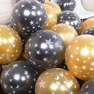 Bóng in ánh sao 10in (25cm) - Bịt 10c