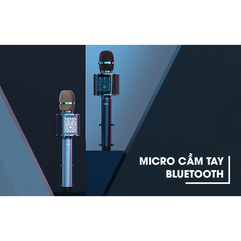 [Mã ELHACE giảm 4% đơn 300K] Micro cầm tay Remax K05 thông minh kết nối Bluetooth chất lượng cao