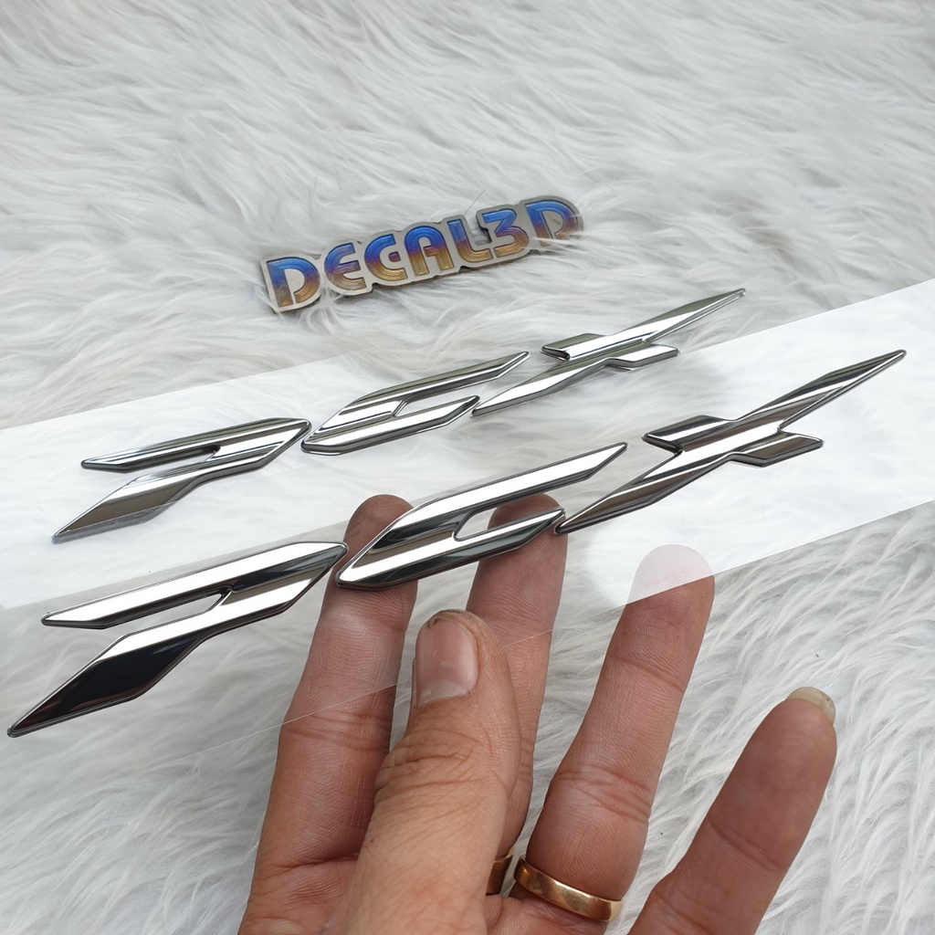 TEM PCX 2021 MÀU BẠC CHỮ NỔI HÀNG CAO CẤP SIÊU NÉT