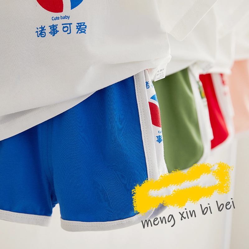 Set áo thun tay ngắn và quần short đáng yêu dành cho bé