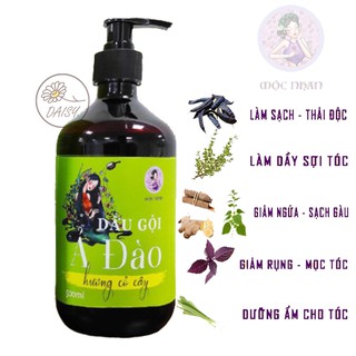Dầu gội thảo dược Ả Đào Hương Cỏ Cây 500ml handmade