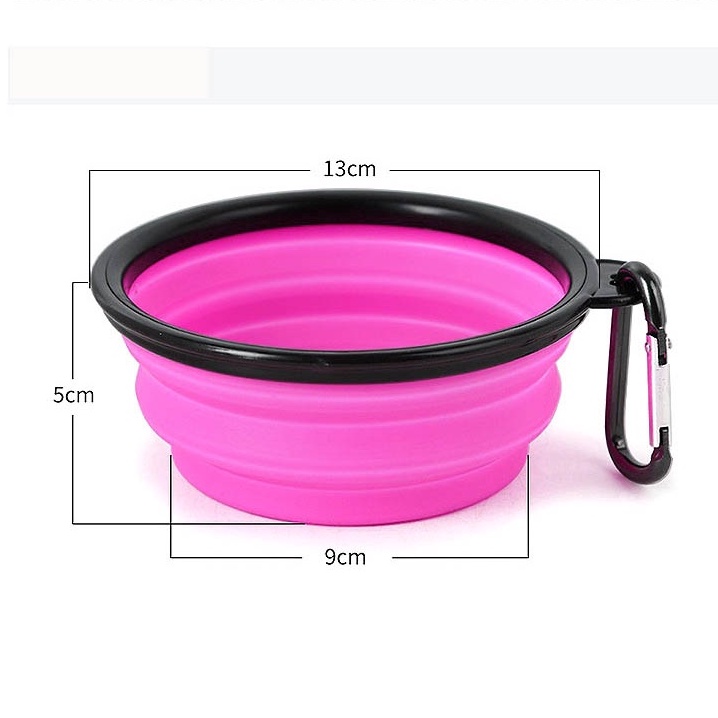 Bát đựng nước, thức ăn cầm tay cho chó mèo, Z12