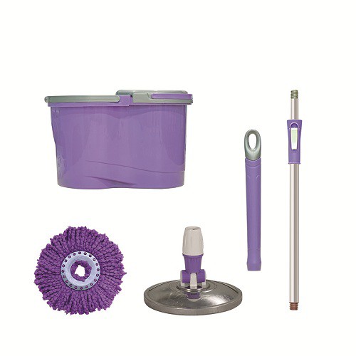 Bộ Lau Nhà Maxx Easy Mop X3 Megahome xoay 360 độ mâm lau inox cây lau nhẹ
