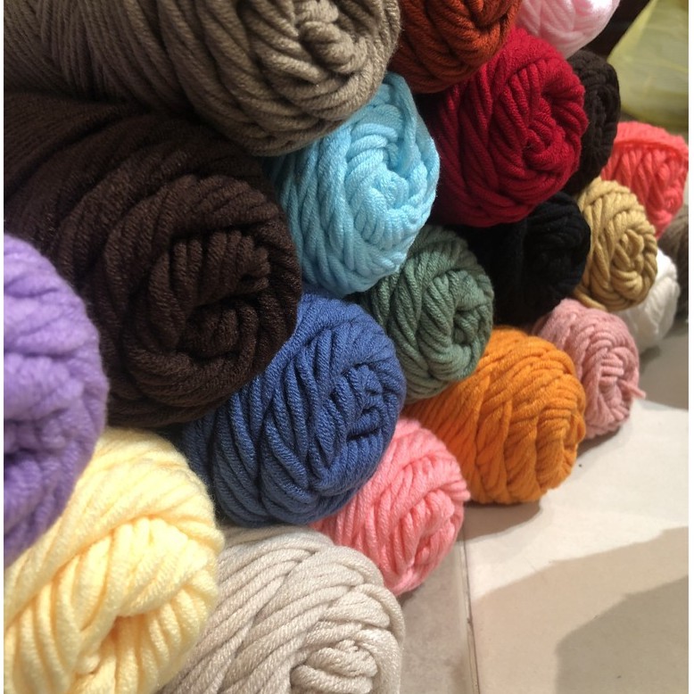 [FREESHIP] Len VALENTINE 100g cao cấp đan khăn