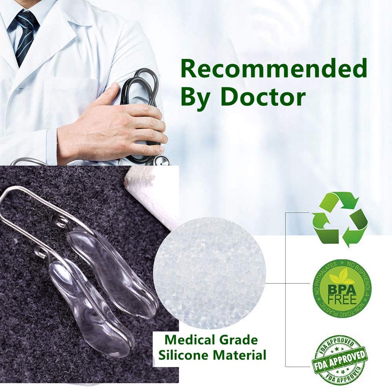 Kẹp Nâng Mũi Định Hình Bằng Silicon Mềm