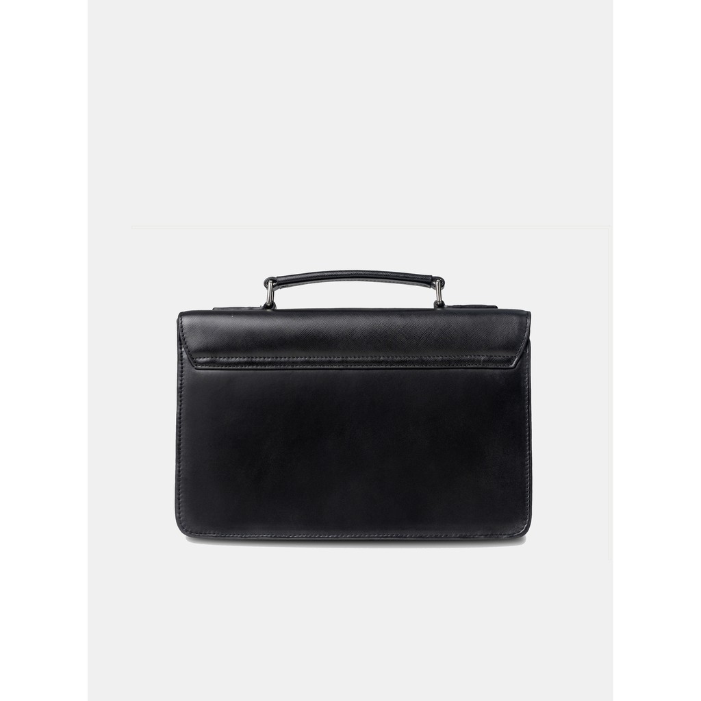 Cặp Đeo Chéo Nam Da Bò Saffiano Cao Cấp FRANK Calvin Messenger Bag, Túi Nam Sang Trọng Tiện Dụng
