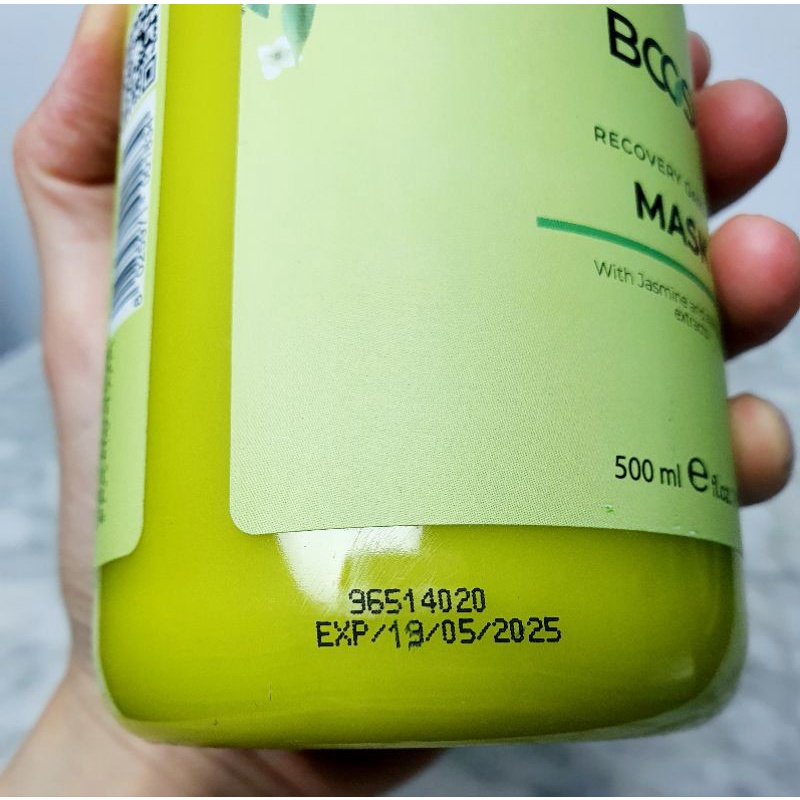 Cặp đôi dầu gội và mặt nạ ủ tóc phục hồi hư tổn và bảo vệ da đầu Bcosi Recovery Damage  500ml hàng chính hãng
