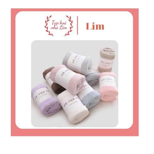 Khăn mặt sợi bông cotton Hàn Quốc siêu thấm  tiện dụng kích thước 30*50