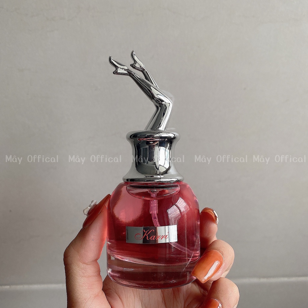 Nước nữ chính hãng Karri Perfume Collection 30ml quyến rũ, Nước hoa đôi chân hoa hậu Karrri quyến rũ cá tính