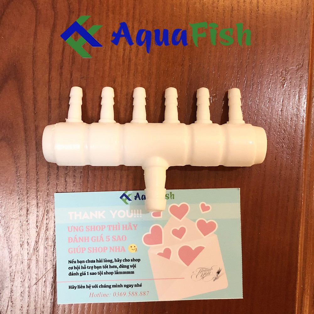 Đầu chia sủi bằng nhựa 6 nhánh