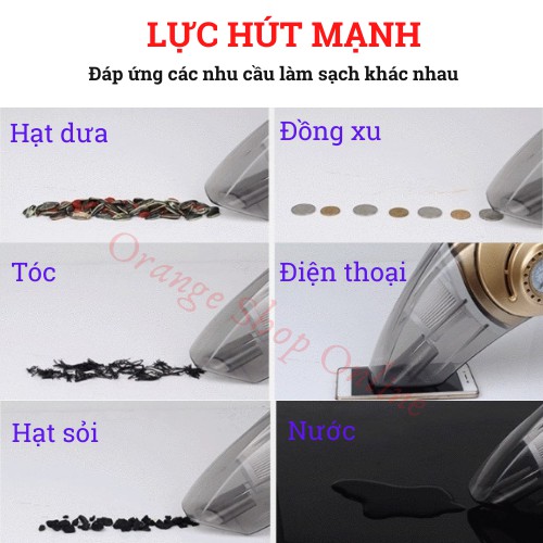 [LOẠI 1] MÁY HÚT BỤI CẦM TAY ĐA NĂNG KIÊM BƠM LỐP - Hút bụi mini 4 in 1 tiện dụng