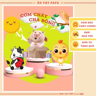 Cơm cháy chà bông 300gr, đồ ăn vặt Hà Nội