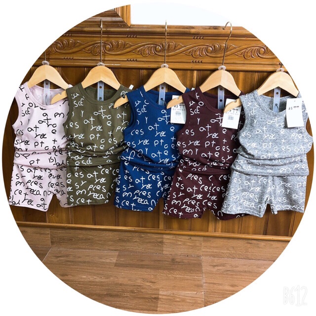 Combo 10 bộ sát nách siêu chất cho bé trai