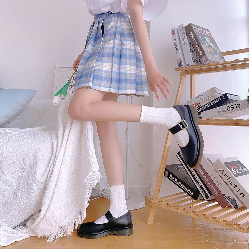Tất trắng cao cổ nữ Lolita - vớ Vingtage dớ thời trang unisex hàn quốc chất liệu cotton co giãn 4 chiều