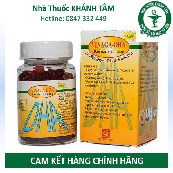 Dầu gấc VINAGA-DHA - Dầu gấc viên nang - vinagac _Khánh Tâm ! !