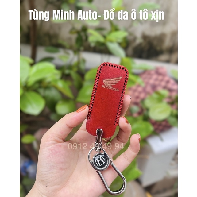 Bọc chìa khoá smartkey SH  ,SH Mode,Bao da smartkey SH , bọc chìa khoá da thật khâu tay xinh xò