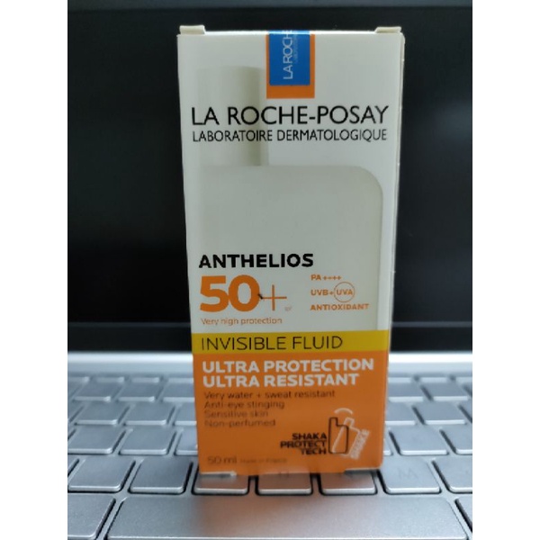 Kem chống nắng Shaka Anthelios Invisible Fluid vạch vàng La Roche Posay