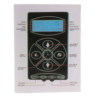 Xunb Professional LCD Display Tattoo Power Supply Multi-functional Button With Memory