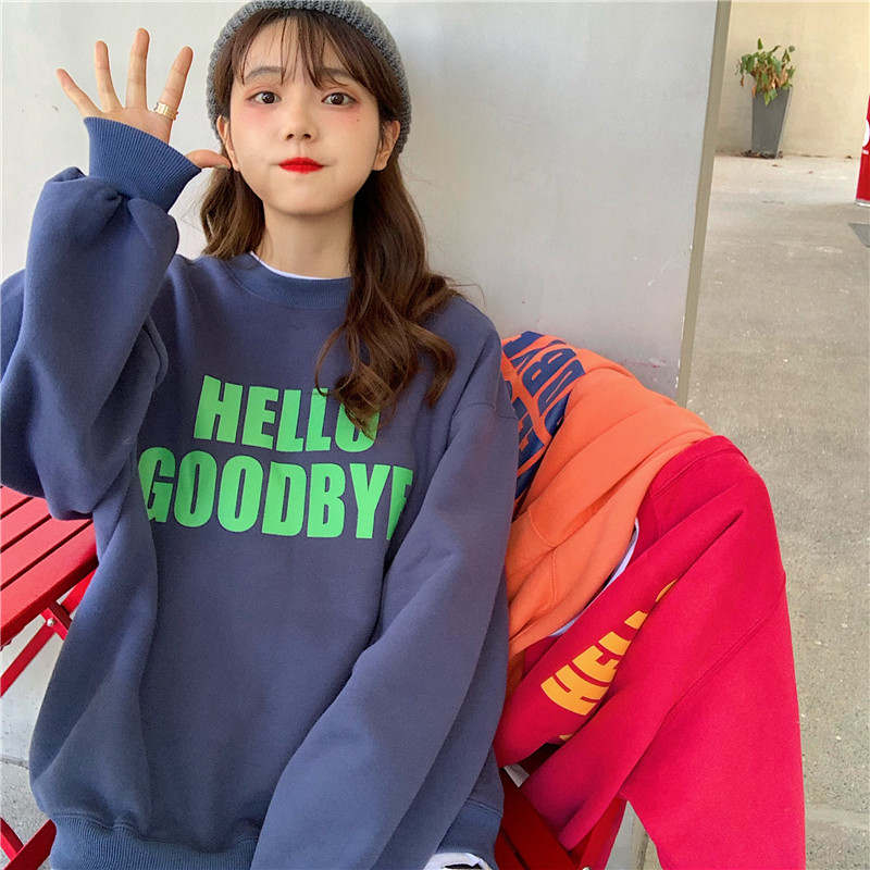 Áo sweater thời trang tay dài thiết kế giả 2 lớp cá tính theo phong cách Hàn Quốc | BigBuy360 - bigbuy360.vn