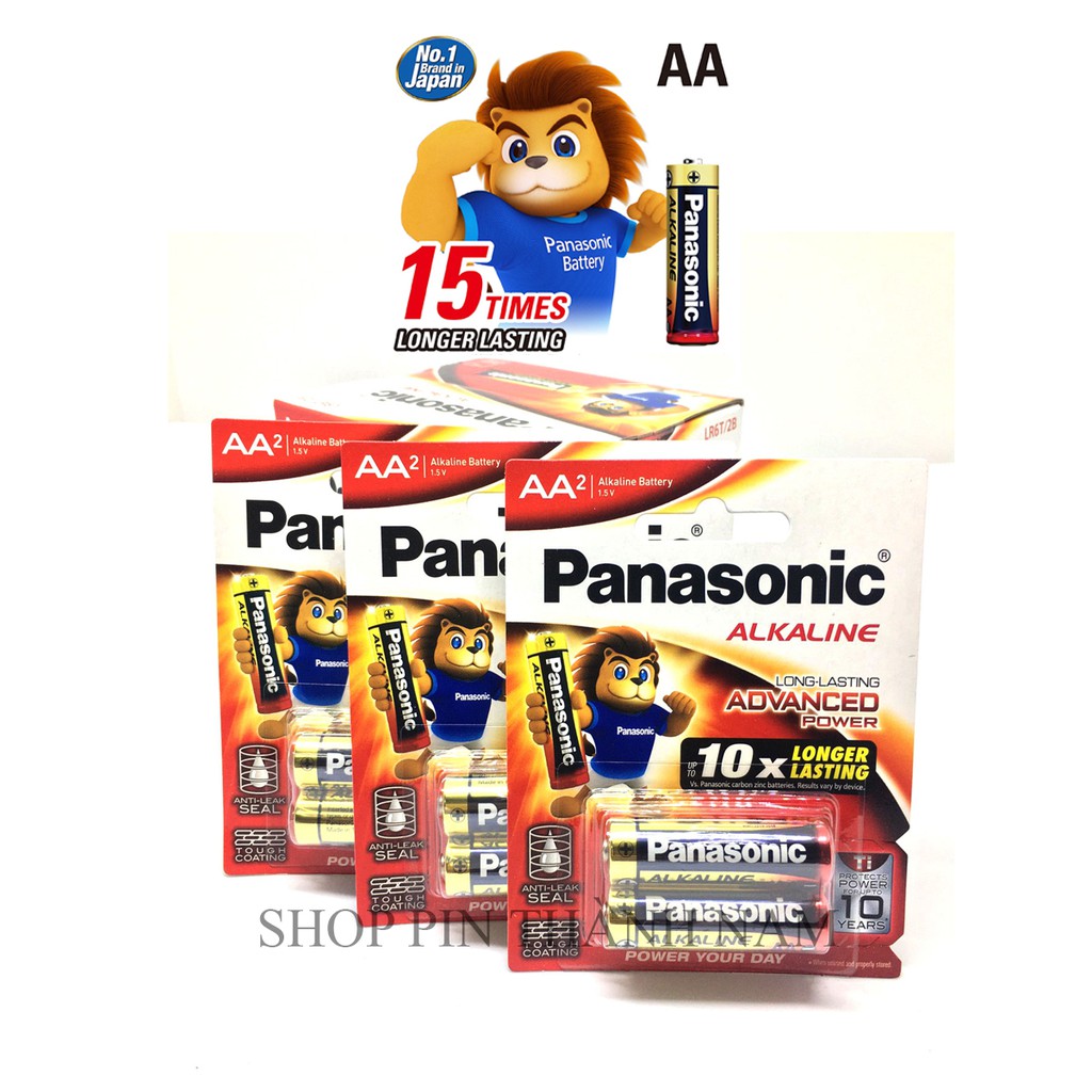 Hộp 24 viên pin AA - AAA Panasonic kiềm loại tốt