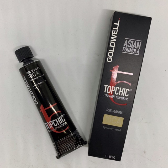 tặng kèm oxy THUỐC NHUỘM MÀU MIX SIÊU ĐẸP GOLDWELL TOPCHIC 60ml