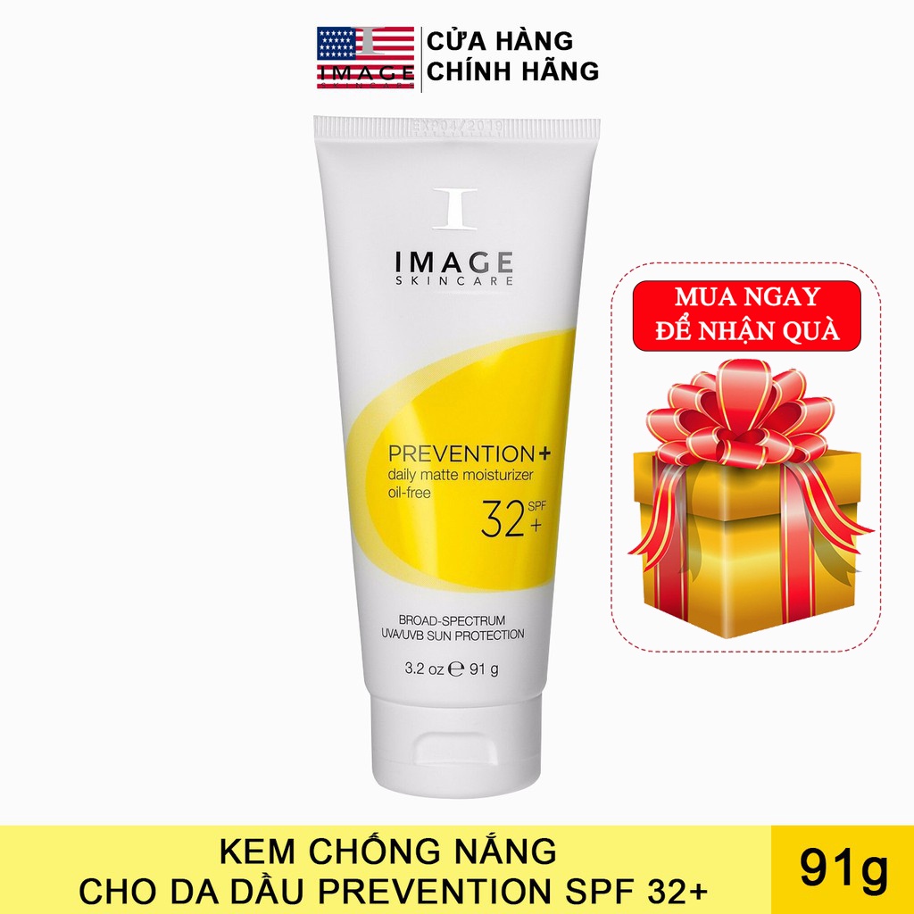 Image Skincare Prevention Daily Matte Moisturizer Oil Free SPF 32 - Kem chống nắng cho da dầu