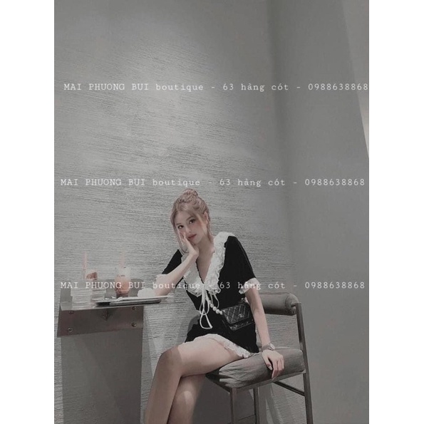 Set váy bánh bèo tiểu thư