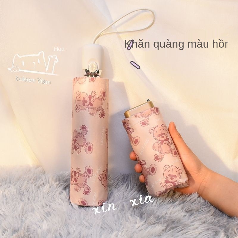 in gió nữ mini bỏ túi nhỏ gọn ô che nắng cầm tay tự động mưa chống tia UV lưỡng dụng [phát hành ngày 20 tháng 5]