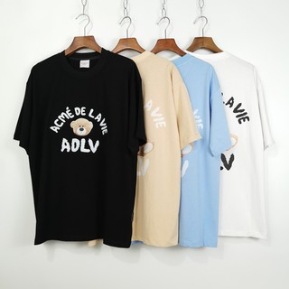 Áo thun tay ngắn in hình chú gấu đáng yêu cho cả nam và nữ