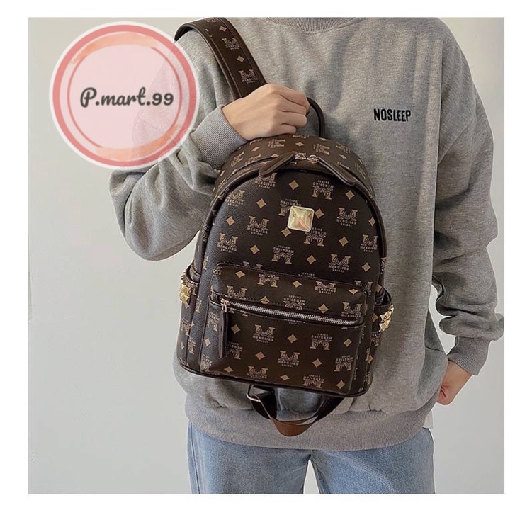 Balo Mengjiao Shidai màu Nâu chính hãng HongKong