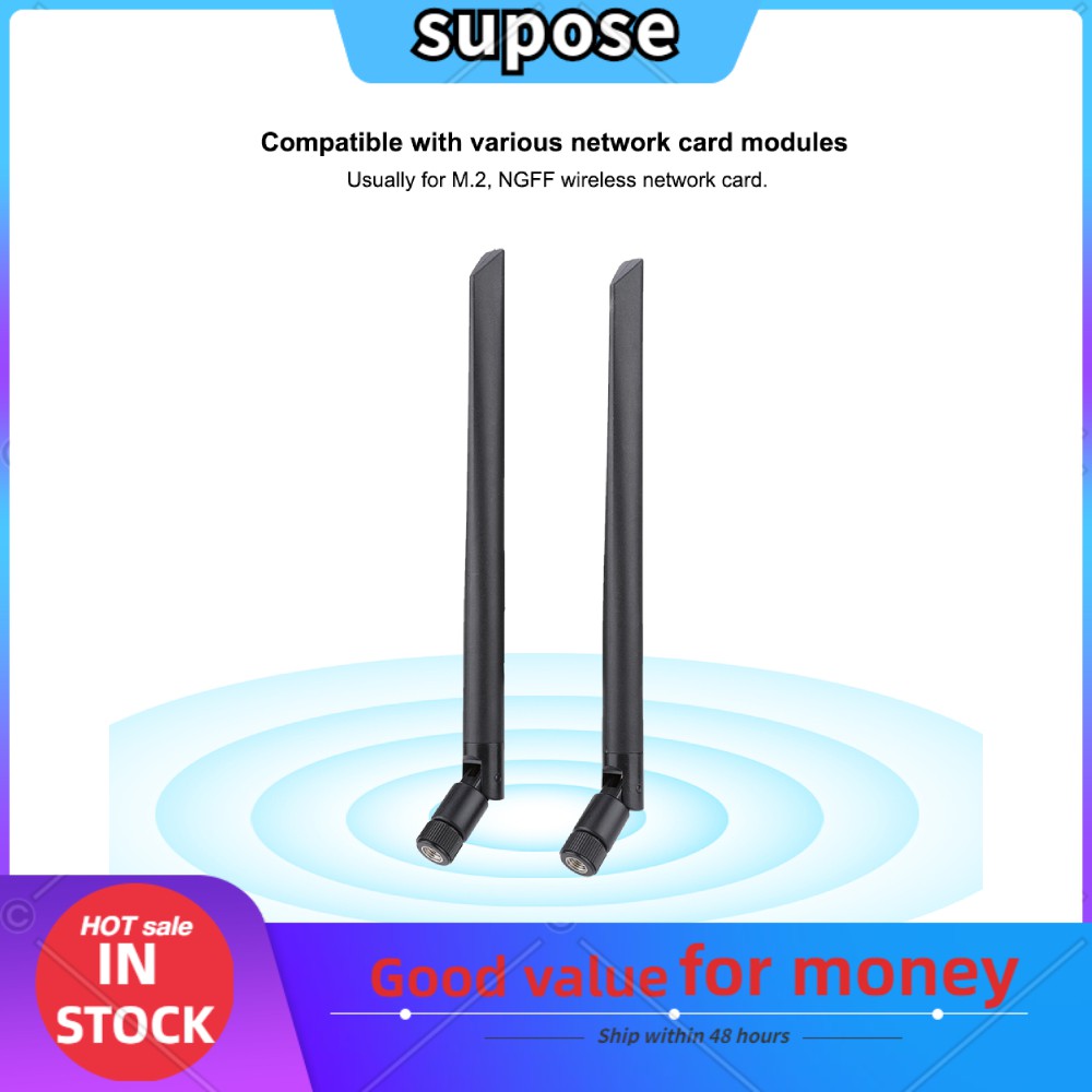 Set 2 Ăng Ten Thu Sóng M.2 / Ngff 2x6dbi Cho Intel 9260ngw Bcm94360 Ss | BigBuy360 - bigbuy360.vn