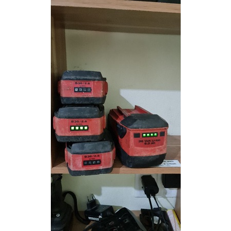 Pin hilti b36 5.2  và 2.6
