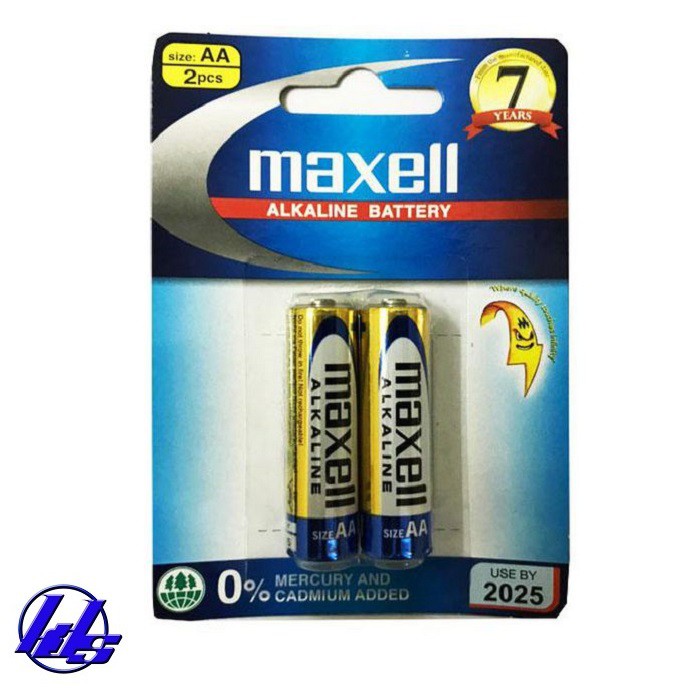 Pin AA Maxell LR6 Alkaline - Vỉ 2 viên