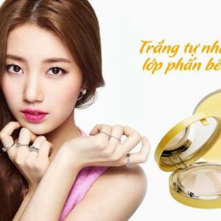  Phấn phủ kiềm dầu, trắng da chống nắng Queenie