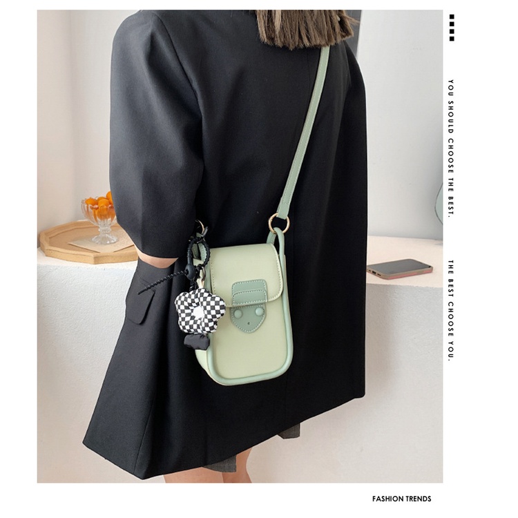 Túi Đeo Chéo Hình Vuông Nhỏ Đựng Điện Thoại Thời Trang Mùa Hè 2022 Cho Nữ