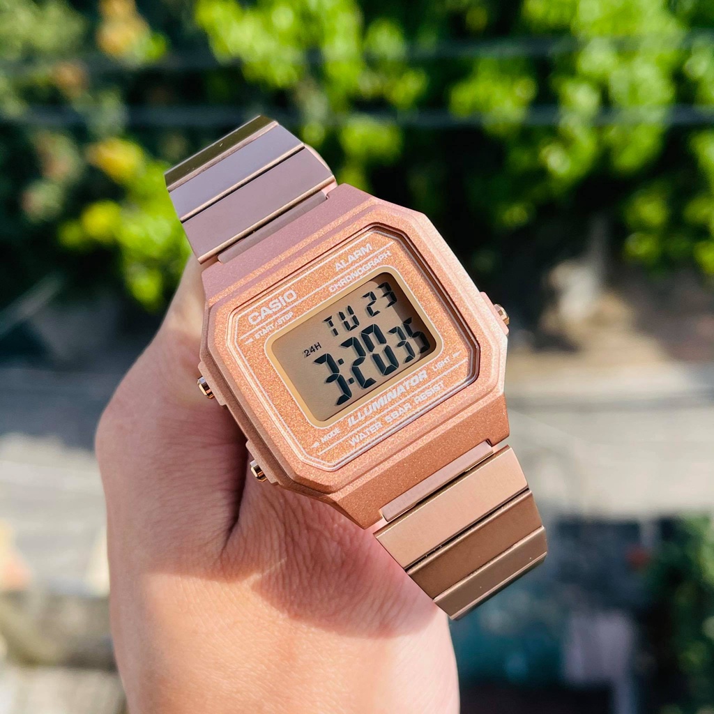 Đồng hồ Casio B640 Rose Gold, nam B650 Rose Gold