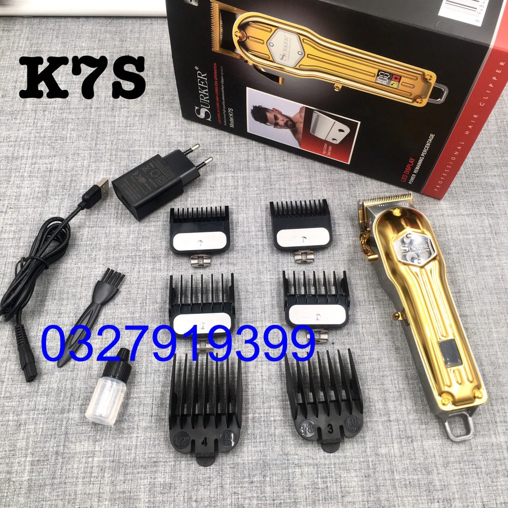 ✅Freeship✅  Tông đơ cắt tóc cao cấp SUKER K7S