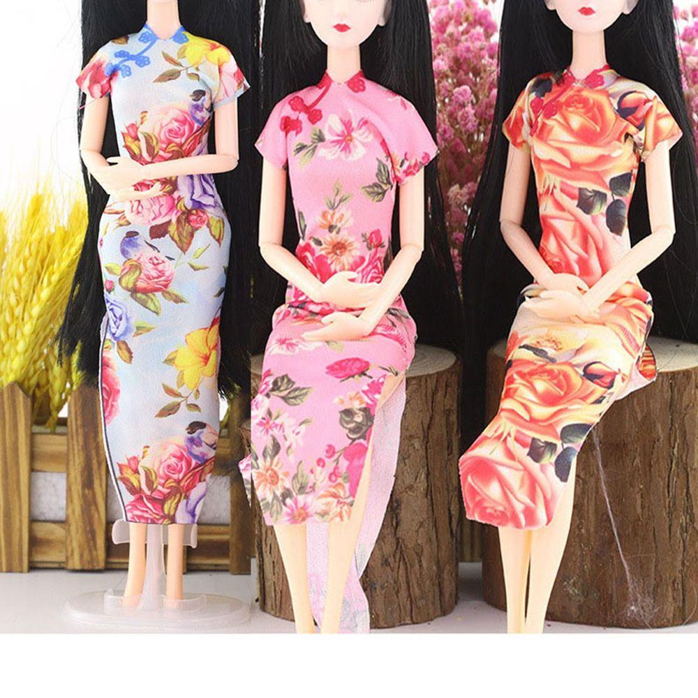 UPSTOPVN Đầm Phong Cách Trung Hoa Xinh Xắn Dành Cho Búp Bê 30cm