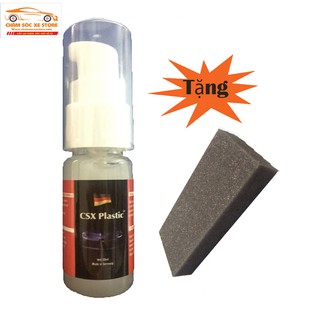 Phục hồi nhựa nhám KHÔNG TRÔI khi rửa xe 20ml tặng kèm mút bôi