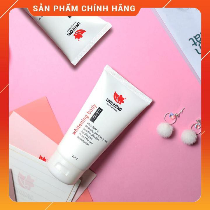 Kem Body trắng da Linh Hương❤️FREE SHIP❤️Trắng Bật Tone Chống Nắng Trẻ Hóa Da 150ml