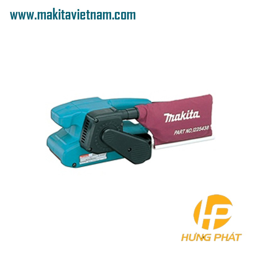 [Hàng chính hãng] Máy chà nhám băng Makita 9910. Có kèm giấy nhám cuộn, túi chứa bụi